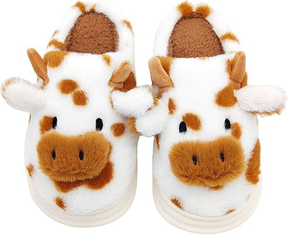 Papa Ray’s Hand-Stitched Cow Slippers