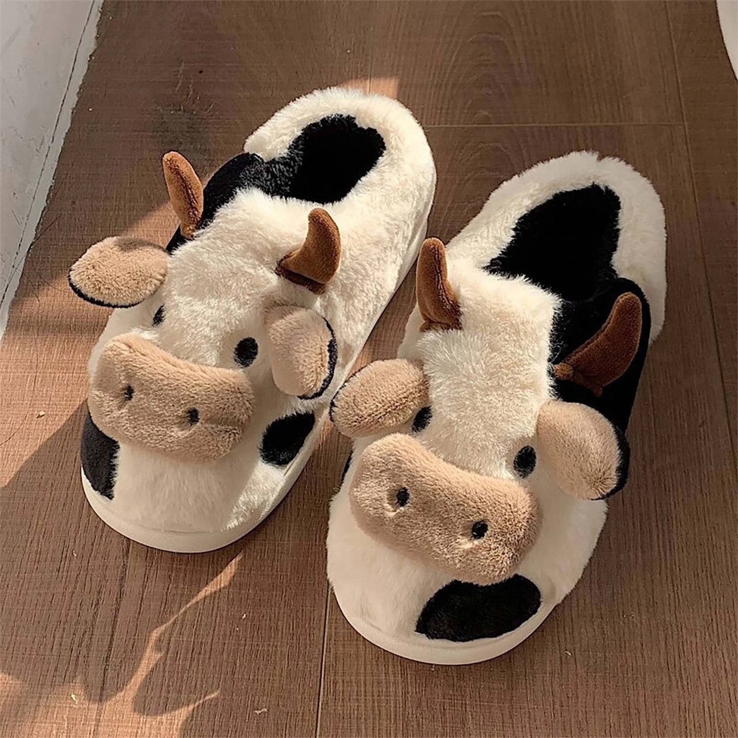 Papa Ray’s Hand-Stitched Cow Slippers